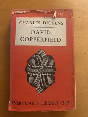 David Copperfield by Charles Dickens Everyman's Library No 242 HC/DJ 1944