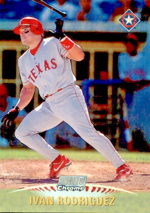 1999 Stadium Club Chrome Ivan Rodriguez Refractors #SCC4 Texas Rangers