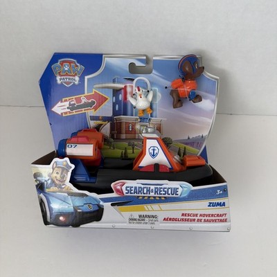 Paw Patrol Search & Rescue  Zuma Rescue Hovercraft Vehicle & Figures New