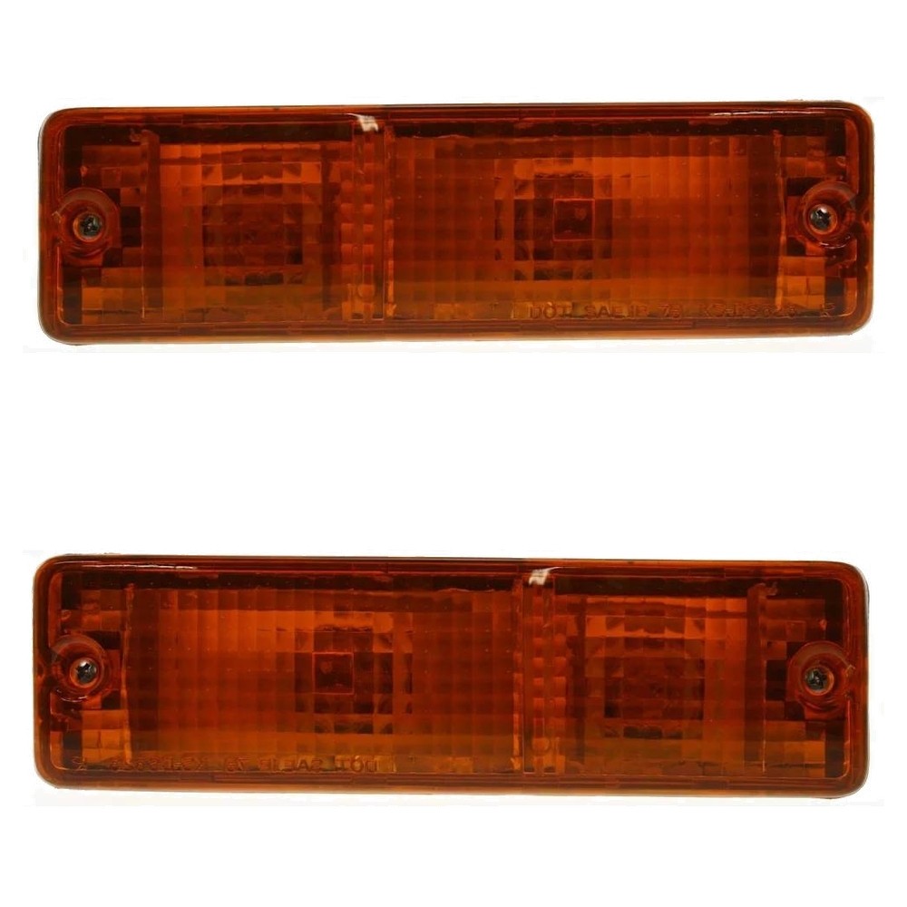Front Turn Signal Lights Pair 80-86 Nissan 720 2.0L Base Pickup