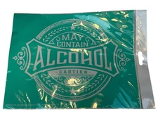Chalk Couture "May Contain Alcohol" Transfer Design Stencil