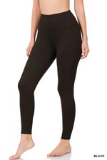Zenana Brushed Microfiber Full-Length Leggings