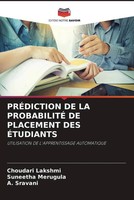 Choudari Lakshmi (U. A.) | PrÉDiction DE LA ProbabilitÉ DE Placement Des...