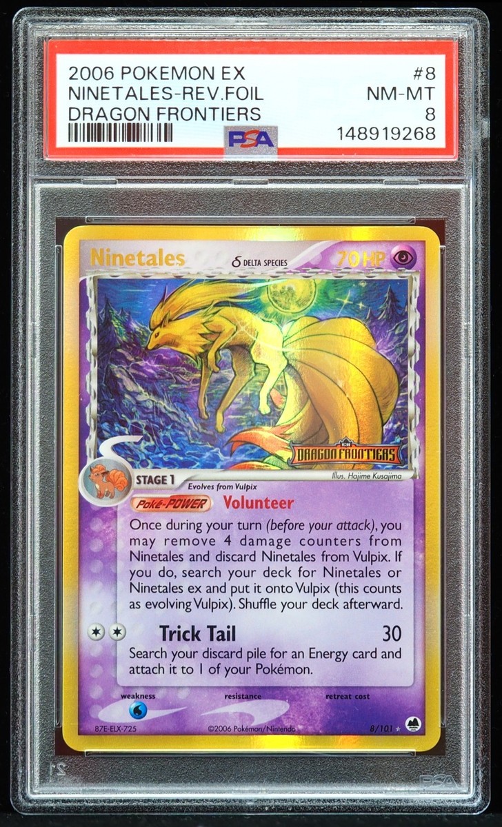 Ninetales (Delta Species) 8/101 Dragon Frontiers Reverse Holo for