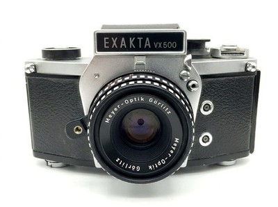 Exakta VX500 35mm mit Lichtschacht + Meyer Optik Görlitz Domiplan 50mm f/2.8 Kit