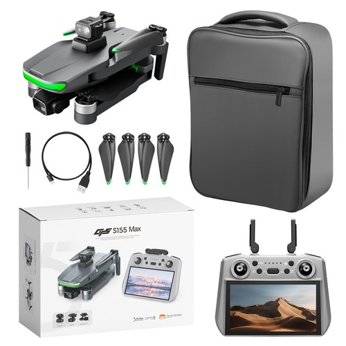 S155 MAX Drone 3-axis Gimbal 2.7K Dual Camera 360° Obstacle Avoidance Quadcopter - Picture 3 of 27