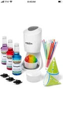 Hawaiian Shaved Ice S900A Shaved Ice and Snow Cone Machine with 5 Flavor Syrup