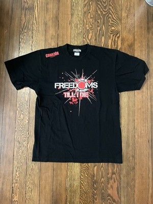 Freedoms Japan Wrestling Deathmatch T Shirt Crazy 4 U Size JP XL US L Jun Kasai
