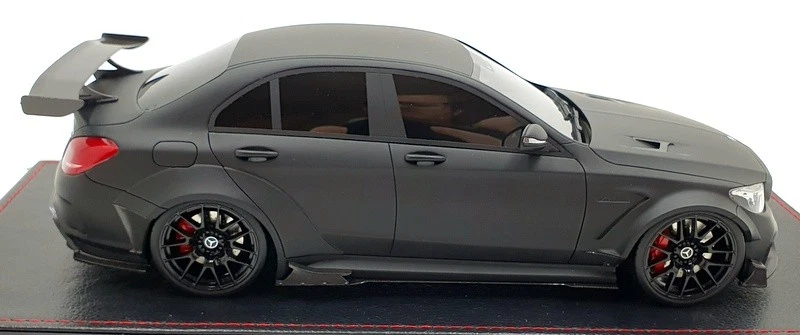 GLM 1/18 比例 GLM188025 梅赛德斯-奔驰 C63S AMG Darwin Pro 宽体垫黑色 — 第 4/4 张图片