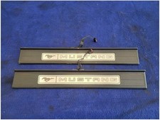 2015-2023 Ford Mustang Gt S550 Pair Door Sill Plates Scuff Lighted Lower 2864