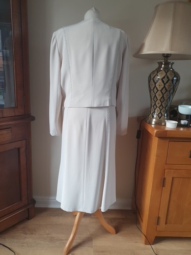 Ladies Ivory CONDICI SPECIAL OCASION MOTHER OF THE BRIDE OUTFIT SIZE 16 - Picture 4 of 18