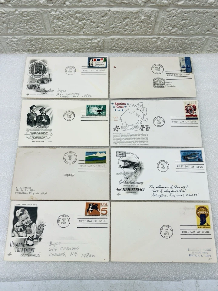 ¡¡Lote de 100!! ¡¡De colección!! Colección Primer Día FDC Cubiertas Años 50-80 Muchas Estampillas Foto 3 de 4