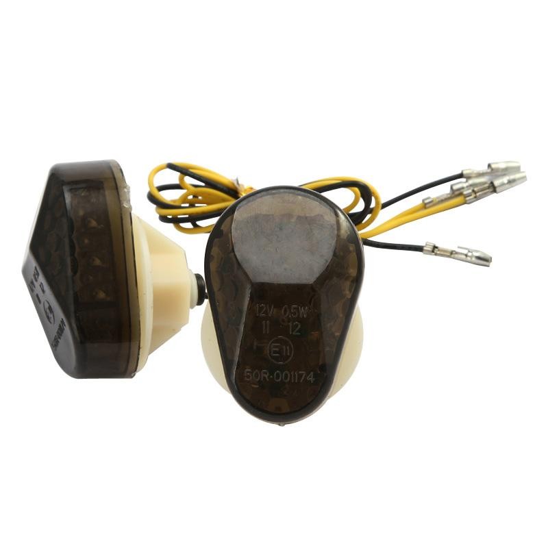Led Flush Mount Turn Signal Light For Kawasaki ZX636 2003-2004