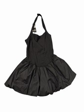 Black Midi Bubble Dress Fashion Nova Size Medium 