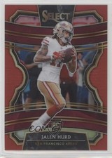 2019 Panini Select Concourse Red Prizm 96/99 Jalen Hurd #6 0s23