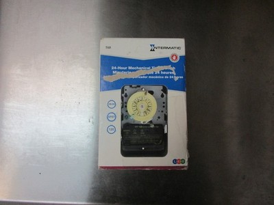 Intermatic T101  24 Hour Mechanical Timer Wall Switch
