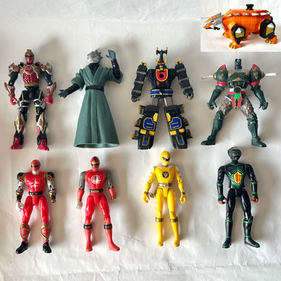 Power Rangers Figures Lot 2002-04 Bandai Ninja Storm Dino Thunder Aliens Zord +