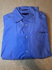 Chase Bank Lands End Men's Supima Pinpoint Oxford 16 1/2 32 Traditional Fit