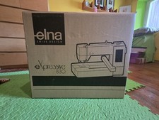 Elna eXpressive 830 Stickmaschine integrierte Stickdesigns Monogramme n&auml;hen