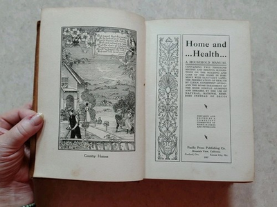 #ad #ad 1907 Home And Health A Household Manual Amazing 118 Year Old Book Great Gift $79.17