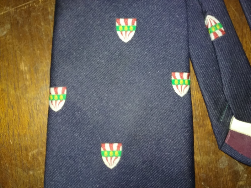 Classic Yale University Silliman College Rivetz of Boston Tie Necktie VGC