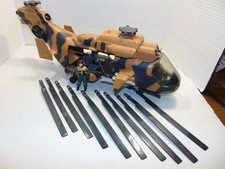Gi Joe 3.75 Tomahawk 1986 Vehicle Complete W Lift Ticket