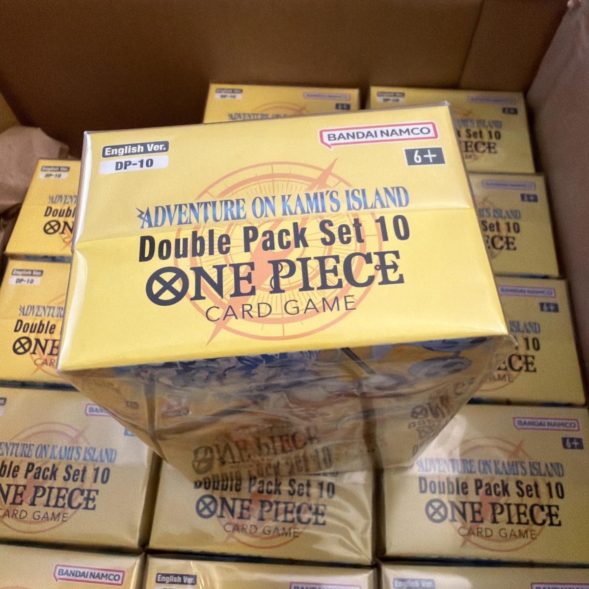 Lot of 15 - ONE PIECE CARD GAME OP-15 DOUBLE PACK SET 10 ENGLISH