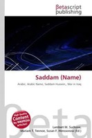 Lambert M. Surhone (U. A.) | Saddam (Name) | Taschenbuch | Englisch (2026)