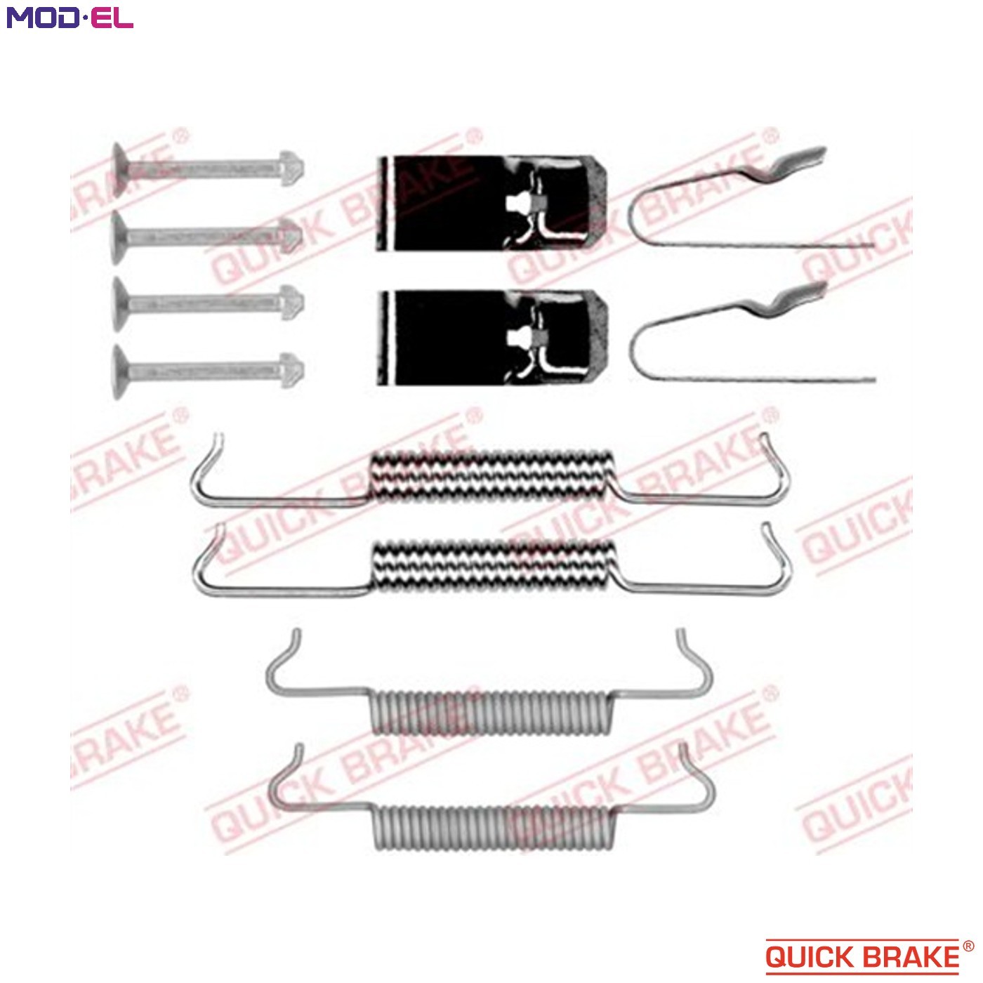 Fits QUICK BRAKE 105-0027 ACCESSORY KIT, PARKING BRAKE SHOES - Image 3