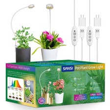 Grow Lights for Indoor Plants, ETL Listed Pot Clip Plant Lights for Indoor Gr...