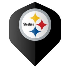 NFL Steelers Black Standard Dart Flights
