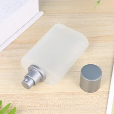 2pcs 100 ml Dull Polish Glass Perfume Bottles Spray Bottles Portable Refillable