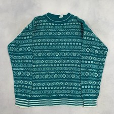 Vintage Strickpullover Abstrakt Gemustert Str...