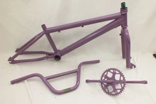 Unbranded Freestyle BMX Steel Frame Set Era Bars Crank Mongoose Schwinn Era