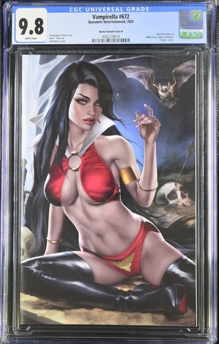 Vampirella #672 Josh Burns Virgin Variant Cover B CGC 9.8