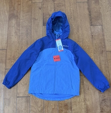 Eddie Bauer Youth Boys size Medium 10/12 Blue Hooded 3 in 1 jacket