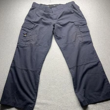 Elbeco Mens Uniform Blue Cargo Tactical Pants Size 42x30