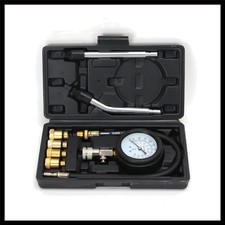 Portable 0-300 Psi Petrol Engine Compression Gauge With Complete Accessories