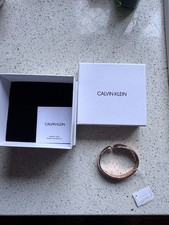 Calvin Klein Rose Gold Bangle - New In Box