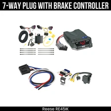 Reese RV 7-Way Trailer Wiring Harness Kit + Brake Control For 13-16 Buick Encore