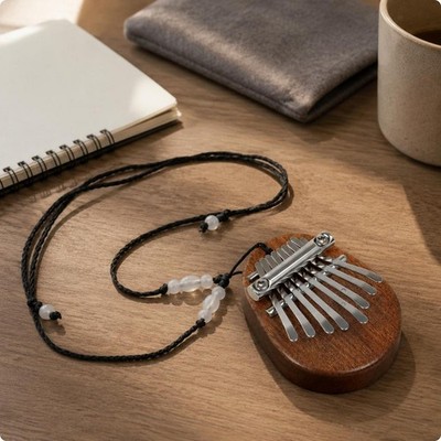 Mini Kalimba Metal Tines 8-Note Kalimba Mini Thumb Piano Lightweight Small