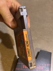 Donkey Kong Classics Nintendo NES + Dust Cover Cartridge Sleeve - Nice!! 😎🔥