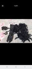 1920s flapper accessories head piece,  feathers,  chocker, bracket,  gloves