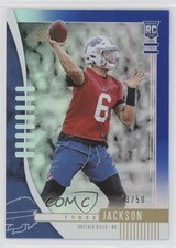 2019 Panini Absolute Rookie Blue Spectrum /50 Tyree Jackson #145 u6m