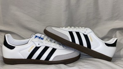 adidas Samba OG 'Cloud White' B75806 Sneaker Weiß Retro Streetwear Klassiker