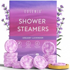 Eusemia Shower Stuff Steamers Lavender with tray