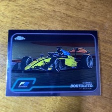 Gabriel Bortoleto Topps Chrome F2 Invicta Racing Topps F1 Chrome