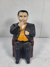 Vintage Tammany Hall Cast Iron Mechanical Coin Bank "Little Fat Man"