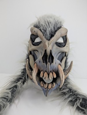 Vintage Halloween Beast Wild Thing Mask BY BY Be Something Studios 1995 Fangs 