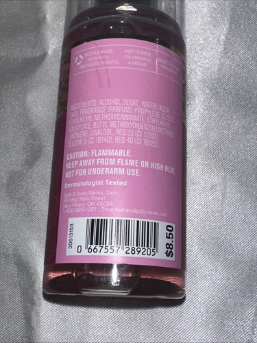 Bath & Body Works Strawberry Pound Cake Travel Size Fragrance Body Mist 2.5 oz - Picture 9 of 10